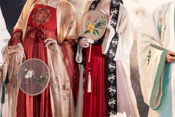 華裳九天素錦青衫漢服